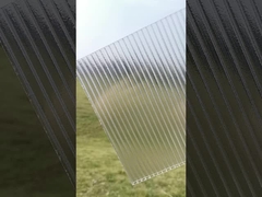 80%-95% de transmissão de luz Folhas de sol PC Folhas em relevo para abrigo de estação de ônibus