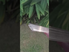 8-16mm PC Profil Snap Cap para cima e para baixo fecho Para folha de policarbonato