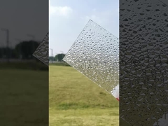 Solução de edifícios verdes Macrolux Policarbonato Compacto PC Chapas solares em relevo