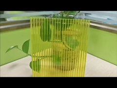 Folha oca de policarbonato amarelo de 4 mm