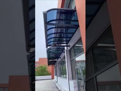 Canopy de alumínio com folha de PC