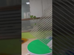 projeto de chapa oca de policarbonato transparente