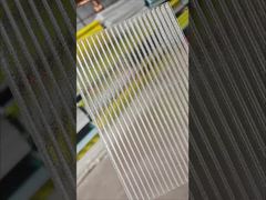 Folha oca de policarbonato de cristal de 6 mm para coberturas