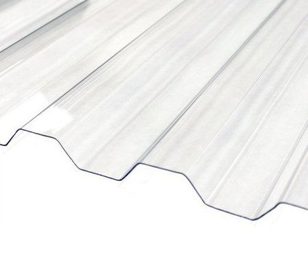 10 mm painéis de telhado UV corrugados para estufas 100% Virgin Bayer