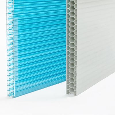 Planilhas ocas de policarbonato feitas de material Makrolon Bayer em qualquer cor