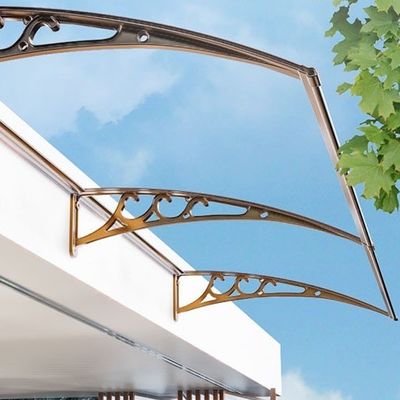 Bom preço. 600mm Bracket de toldo branco perfeito para policarbonato material de vela porta dossel on-line