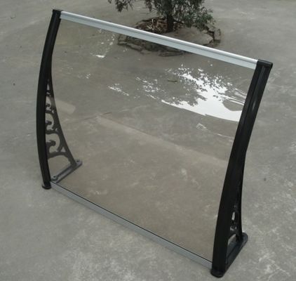 Canopy de toldo de policarbonato de estrutura de plástico ou alumínio com certificação CE