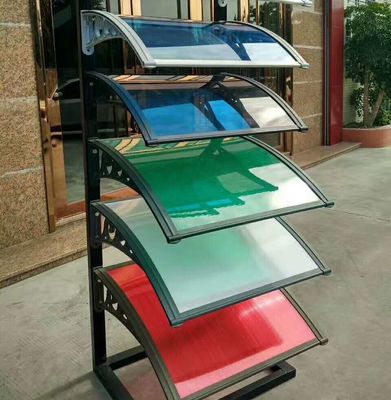 Bom preço. Brackets de toldo de policarbonato Preto / cinza / branco Quadro Cor do dossel PC Sheet on-line