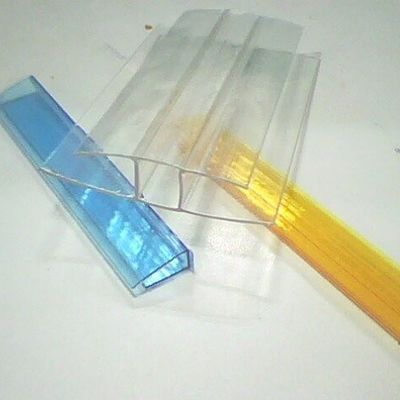 Conector H de perfil de policarbonato de 4 mm, 6 mm, 8 mm, 10 mm para ligação de placas e tábuas