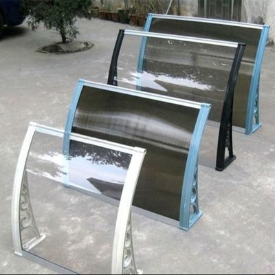 1200 mm de comprimento de telhado de varanda de janela com plástico transparente e fácil instalação