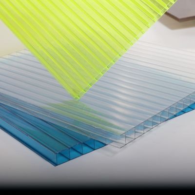 Folha oca de policarbonato transparente para doses e carports Proteção UV Capacidade climática