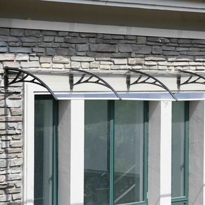 Altura Ajustável reduzir nariz Brackets de plástico policarbonato PC Canopy para uso geral ao ar livre