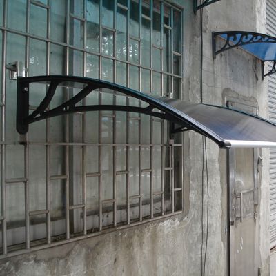 Assentos externos PC Canopy Bracket para folha oca ou sólida de policarbonato
