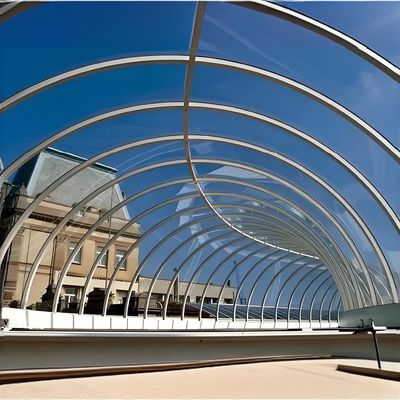 Folhas sólidas de policarbonato à prova de impacto para toldo flexível de cobertura de edifícios