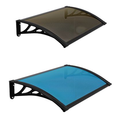 Bom preço. 2.5mm/5.0mm Bronze transparente DIY policarbonato PC Windows Awning Canopy com PP ou Alumínio Frame on-line