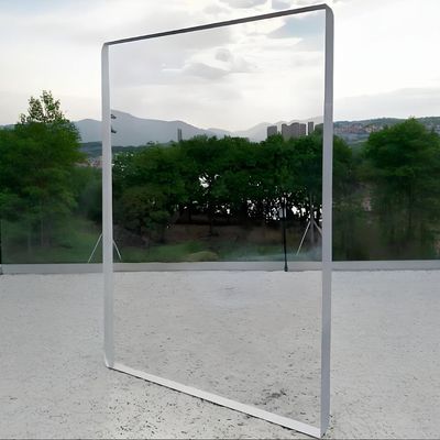 6mm 4 * 8 pés folha sólida de policarbonato anti-impacto Proteção UV unilateral