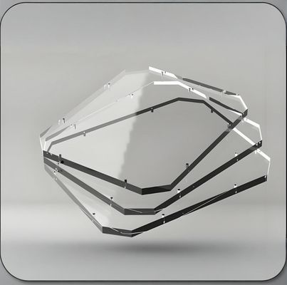 Bom preço. corte personalizado Transparente 3mm 3,05m*3,05m Folha PMMA acrílica para sinalização e exibição on-line