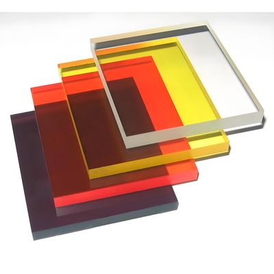 corte personalizado de cores 6mm 3,05m * 3,05m folha PMMA acrílica para sinalização e exibições