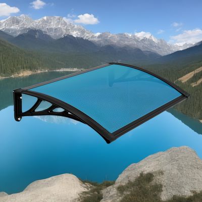 Toldo de janela de policarbonato resistente a impactos Ótimo desempenho Alta durabilidade