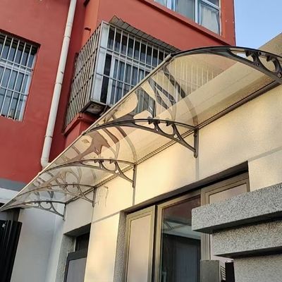 Obtenha a melhor proteção para sua porta com suportes de alumínio PC telhado de folha sólida resistente ao tempo amp Design versátil