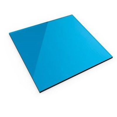 1mm-18mm 5feet*100feet Proteção UV Cor duradoura e vida útil Folha de policarbonato azul
