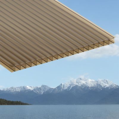 Bom preço. 6mm 4 * 8 pés de folha de policarbonato oca estrutura multi-parede para otimizar o isolamento térmico e transmissão de luz on-line