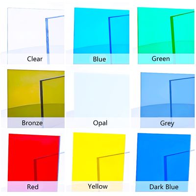 Bom preço. Folha de policarbonato de plástico sólido de 1,22m*2,44m de cor on-line