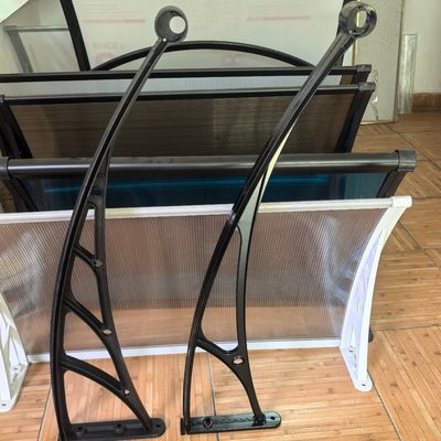 Bom preço. Bracket de liga de alumínio resistente Peças de toldos DIY para segurar folhas de policarbonato com segurança sob o vento chuva ou cargas de neve on-line