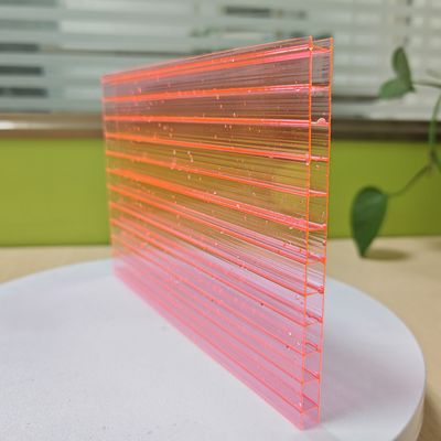 Chapa Oca de Policarbonato Rosa Leve Fácil de Manusear e Instalar Para Decorativo e Funcional