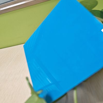 Folha sólida de policarbonato azul opaco de 1 mm a 20 mm, resistente a altos impactos