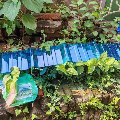 Placa de PC ondulada azul de 0,8 mm a 2,8 mm para telhados e toldos resistentes às intempéries