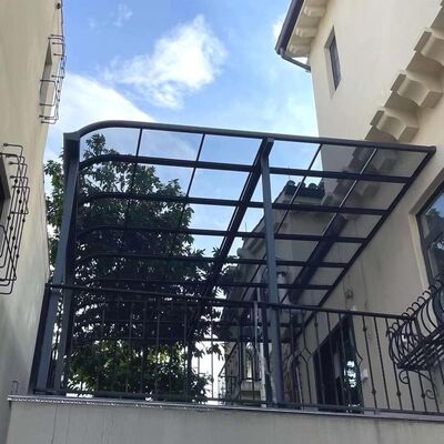 Bom preço. Toldo DIY com Estrutura de Alumínio e Cobertura de Policarbonato Projetado com Acomodação de Expansão Térmica e Sistema de Vedação à Prova d'Água para Abrigo Externo on-line