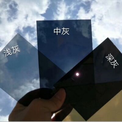 Customized 4*8feet Grey Polycarbonate PC Solid Sheet Lightweight Durable Panel with Hard Coat Surface for Scratch Chemical and UV Resistance for Awning and Canopy