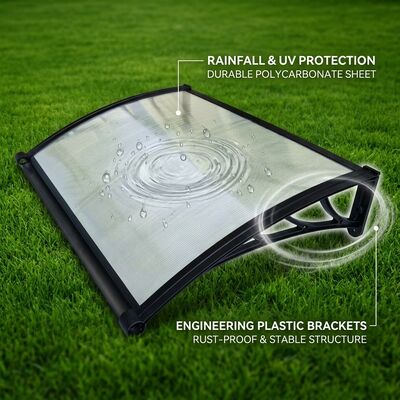 Bom preço. comprimento do suporte 1000mm PC dossel com 5.0mm PC folha oca ou folha sólida PC perfeito para aplicações industriais on-line