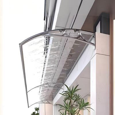 Bom preço. Quadro de alumínio policarbonato Telhado de janela Telhado de porta Telhado de janela Protector Resistente a intempéries resistente à intempéries Revestimento leve on-line