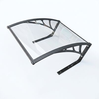 Bom preço. Telhado de chapa de policarbonato transparente, suporte de plástico para cortador de grama, toldo, fácil instalação On-line